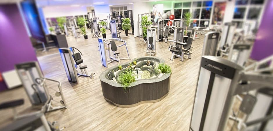 Blick in die Trainingsfläche des LIFE Gesundheits- & Fitnessstudios in Warburg